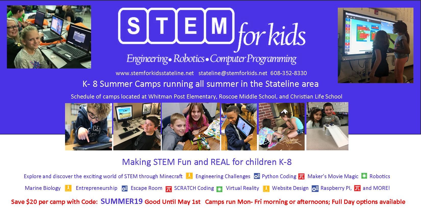 2019 Rockford Area Summer Camp Guide